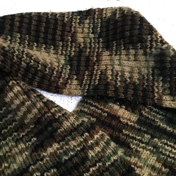 Unisex Handmade Camo Colored Scarf 60 inches - Picture 4 of 6